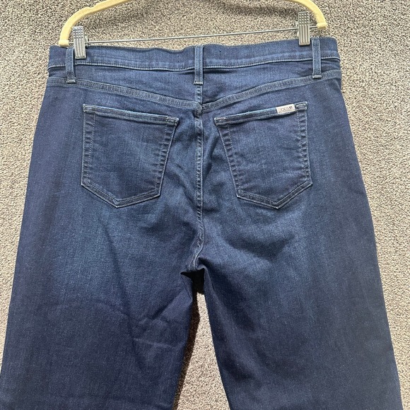 Joes Jeans Women 34 High Rise‎ Petite Flare Blue Denim Cassini 5 Pocket Casual - Picture 5 of 14
